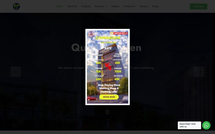 Snímek obrazovky blucentricventures.com