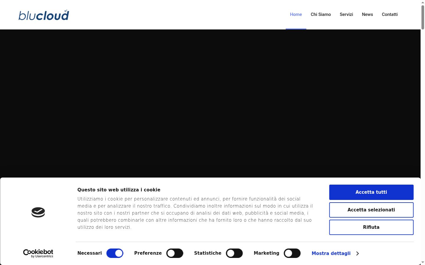 Screenshot van de toestemmingsbanner zoals getoond vóór enige interactie