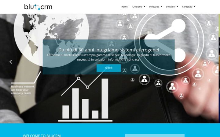 Screenshot of blucrm.com
