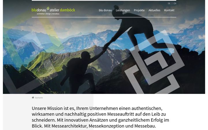 Screenshot of bludonau.at