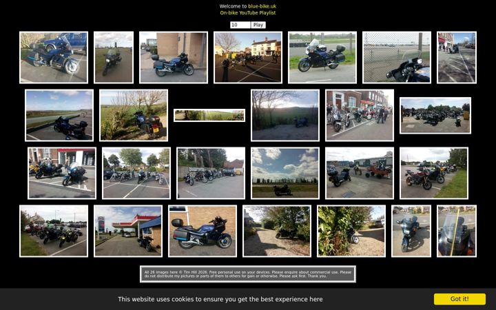 Screenshot of blue-bike.uk
