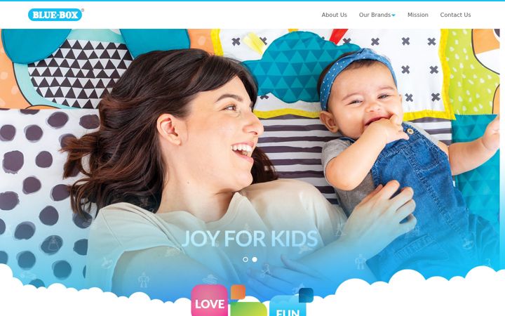 Screenshot of blue-box.com