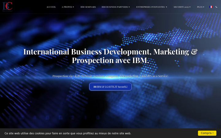 Screenshot of blue-channel.com