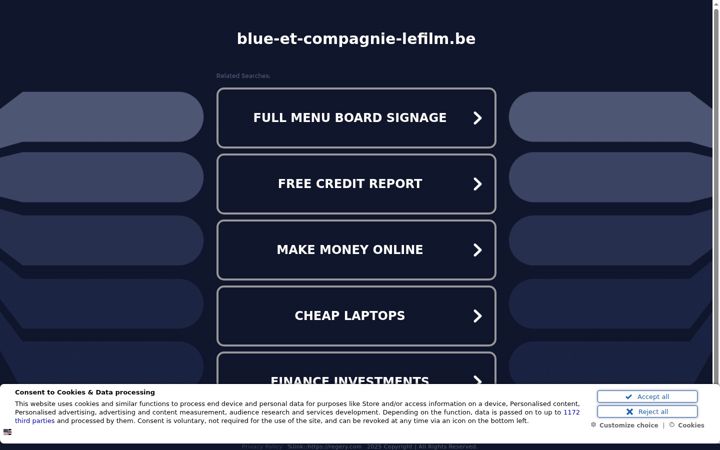 Ekrānuzņēmums no blue-et-compagnie-lefilm.be