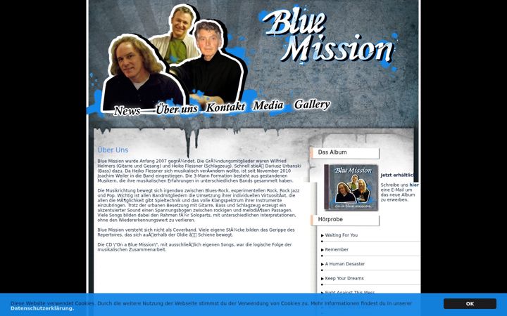 Screenshot of blue-mission.de