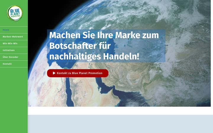 Screenshot of blue-planet-promotion.com