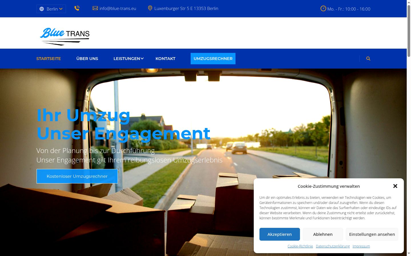 Screenshot tal-banner tal-kunsens muri qabel kwalunkwe interazzjoni
