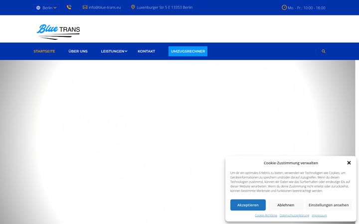 Screenshot ta' blue-trans.eu