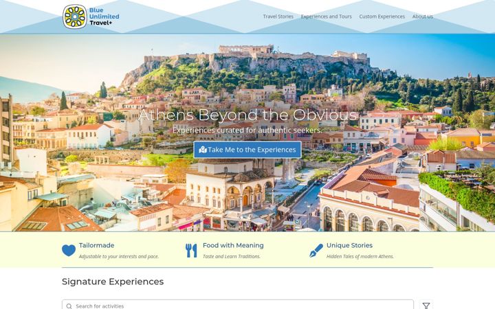 Screenshot of blue-unlimited.com