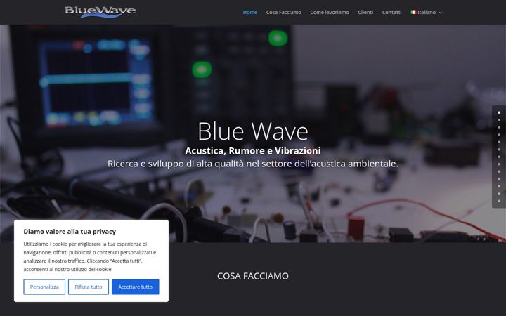 Screenshot of blue-wave.com