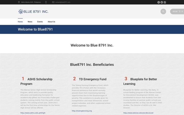 Screenshot di blue8791.com