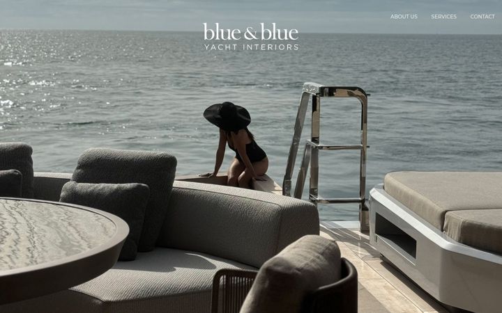 Screenshot of blueandblue.gr
