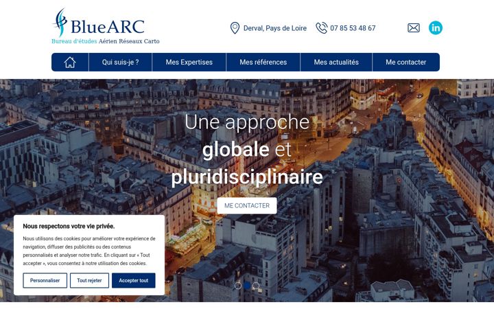 Екранна снимка на bluearc.fr