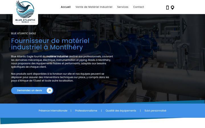 Skärmbild av blueatlantic.fr