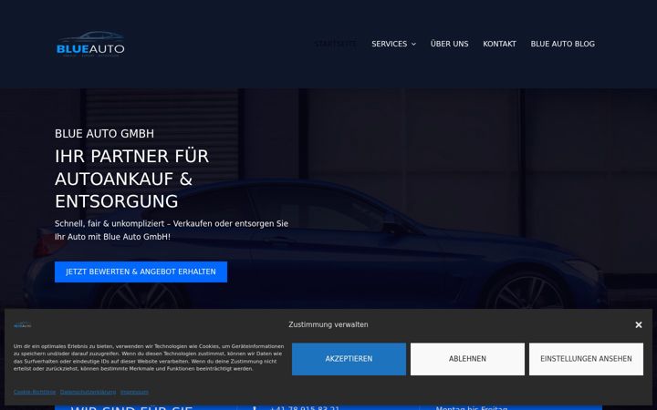 Screenshot of blueauto.ch