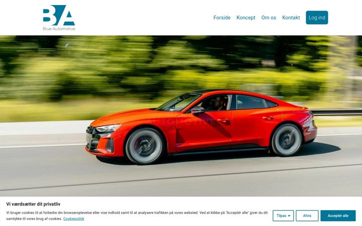 Screenshot of blueautomotive.dk