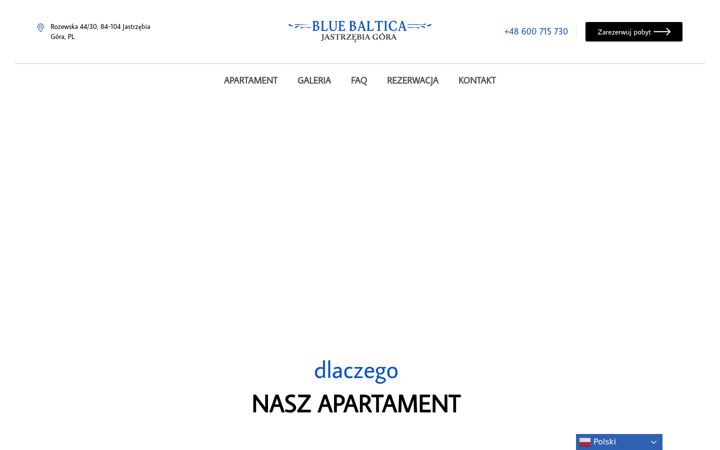 Screenshot of bluebaltica.pl