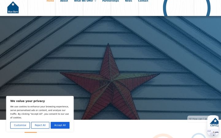 Screenshot of bluebarn.consulting