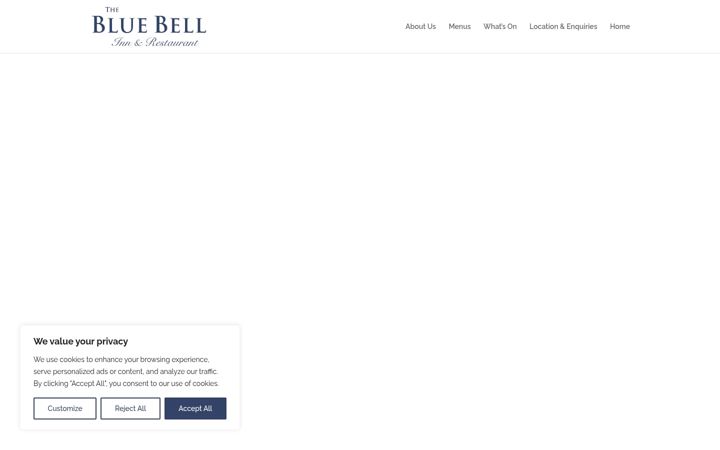 Screenshot of bluebell-inn.com