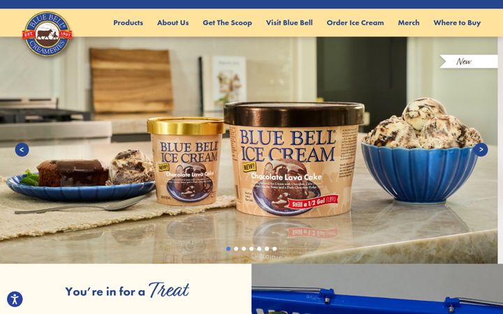 Snimka zaslona za bluebell.com