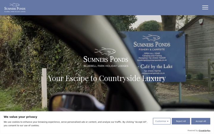 Screenshot von bluebellparklodges.co.uk