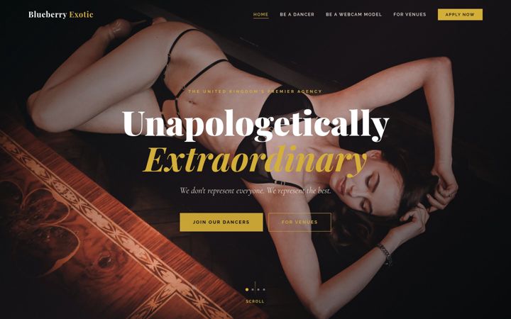 Screenshot του blueberryexotic.com