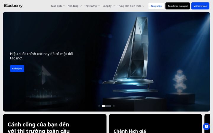 Zrzut ekranu blueberryvn.com