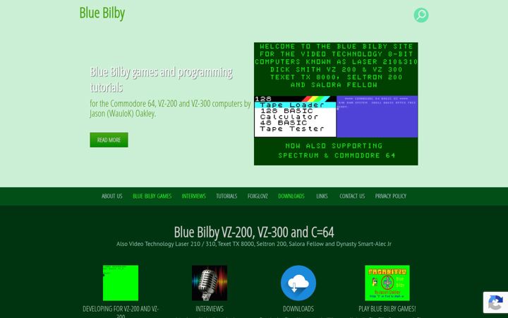 Zrzut ekranu bluebilby.com