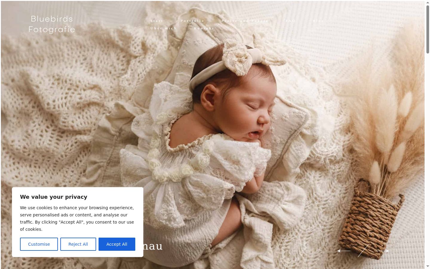 Ekrānuzņēmums ar piekrišanas baneri, kas tika rādīts pirms jebkādas mijiedarbības
