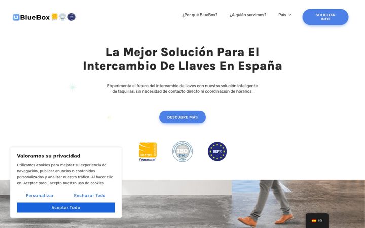 Screenshot του bluebits.es
