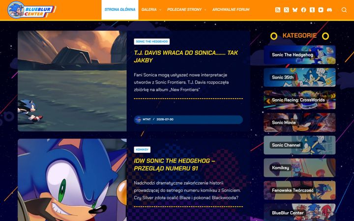 Screenshot of blueblur.pl
