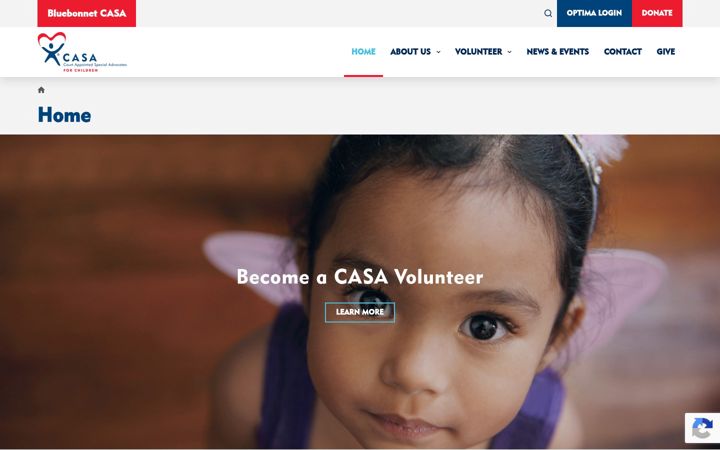Екранна снимка на bluebonnetcasa.org