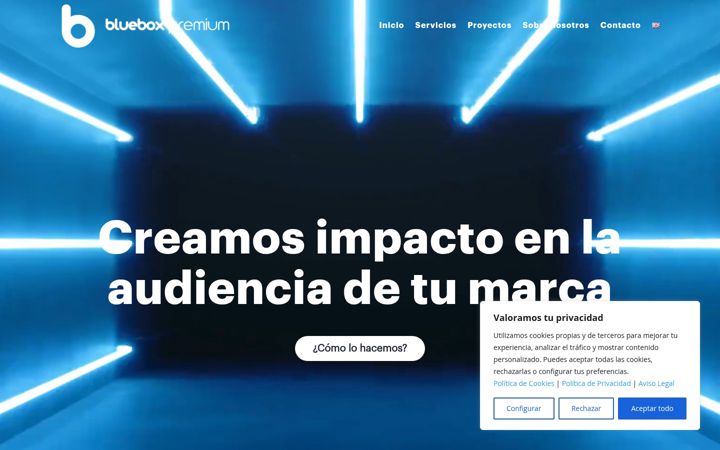 Screenshot of blueboxpremium.com