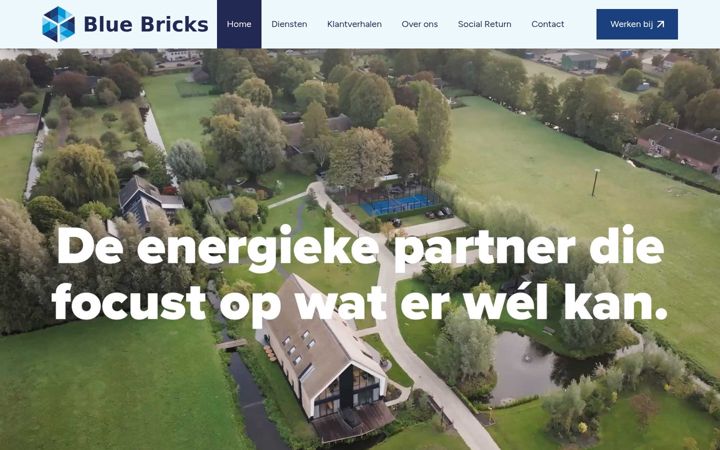 Screenshot of bluebricks.nl