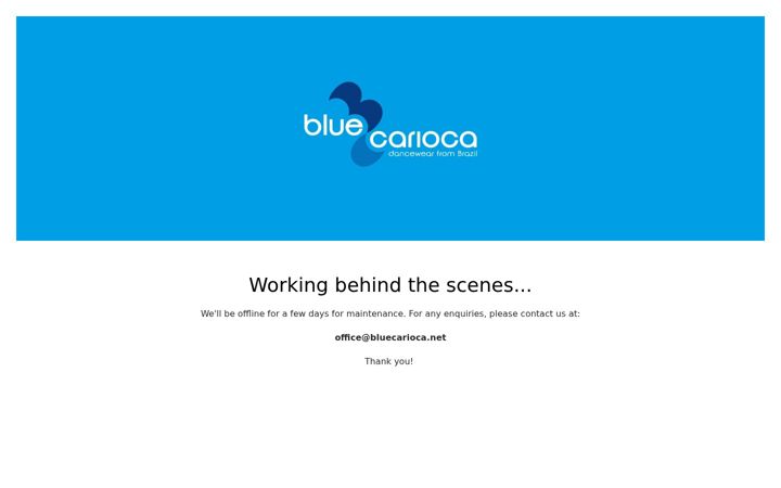 Snímek obrazovky bluecarioca.co.uk