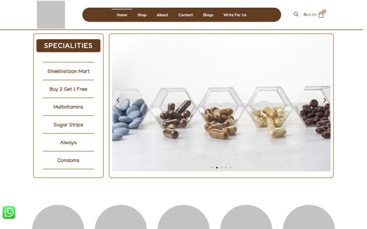 Screenshot of bluecart.pk