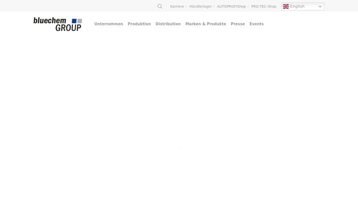 Screenshot of bluechemgroup.com