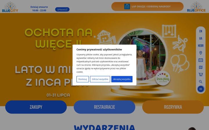 Screenshot of bluecity.pl