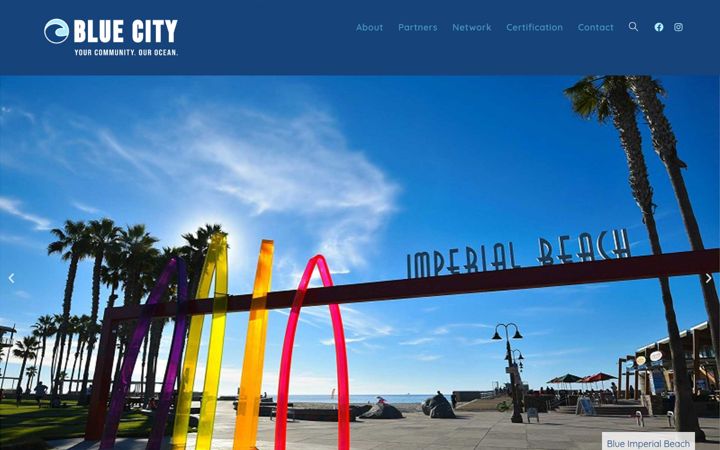 Screenshot von bluecitynetwork.org