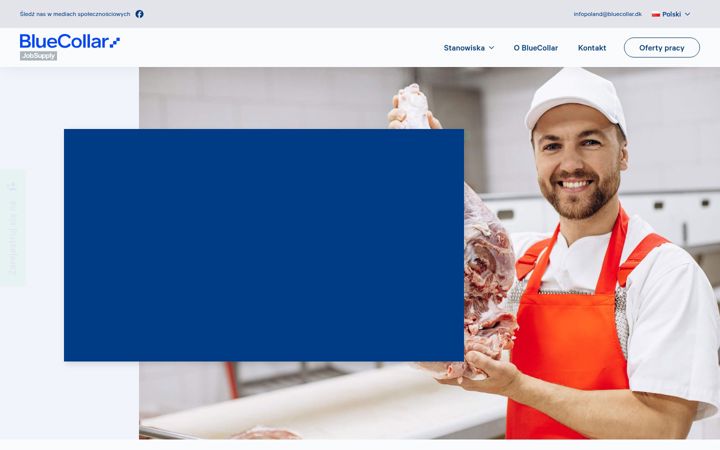 Screenshot of bluecollar.pl
