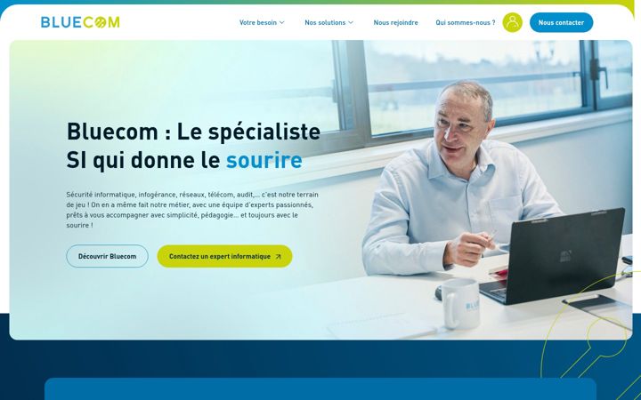 Screenshot of bluecom.fr