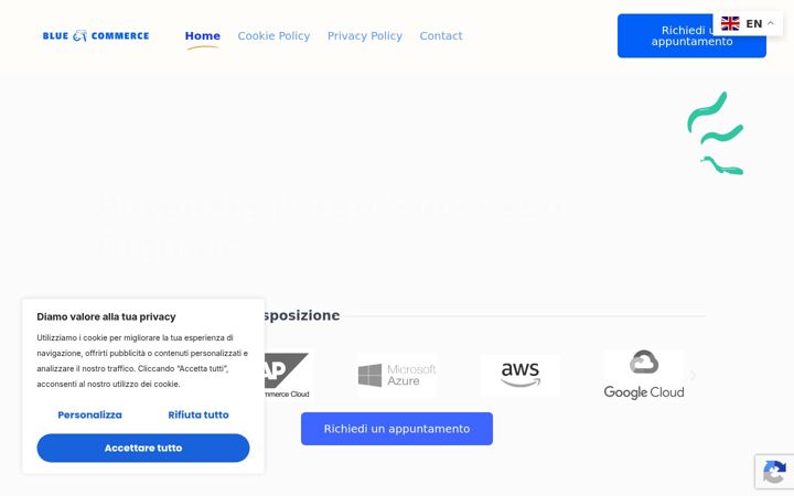 Skærmbillede af bluecommerce.tech
