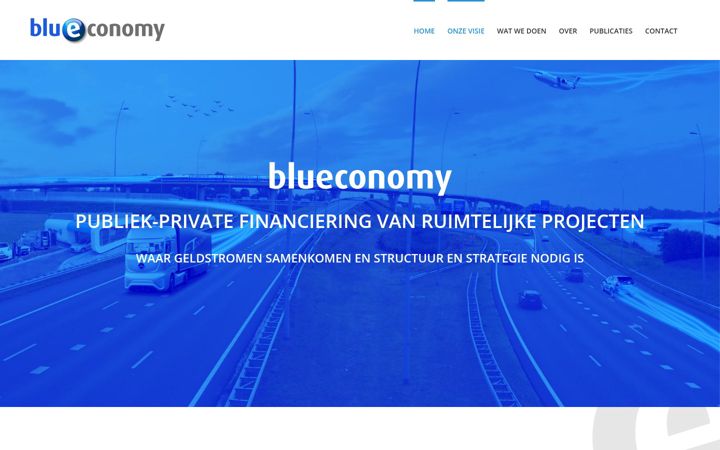 Skærmbillede af blueconomy.nl