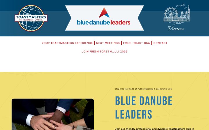 Screenshot of bluedanubeleaders.at