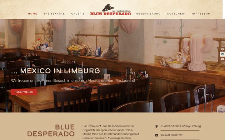 Screenshot di bluedesperado-limburg.de