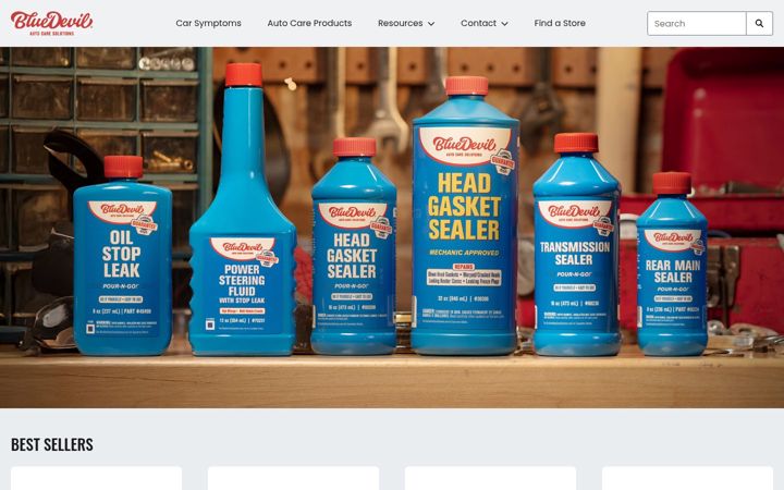 Screenshot di bluedevilautocaresolutions.com