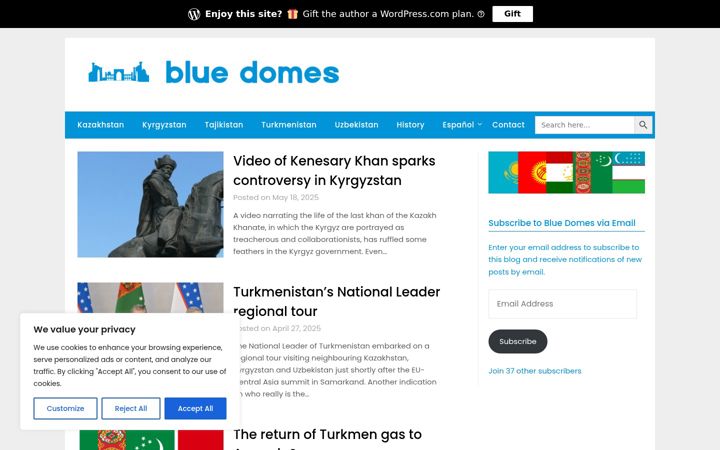 Screenshot of bluedomes.net
