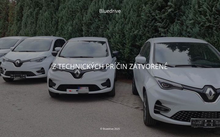 Screenshot of bluedrive.sk