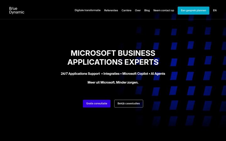 Screenshot of bluedynamic.nl