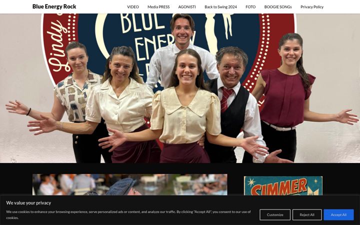 Ekraanipilt saidist blueenergyrock.it